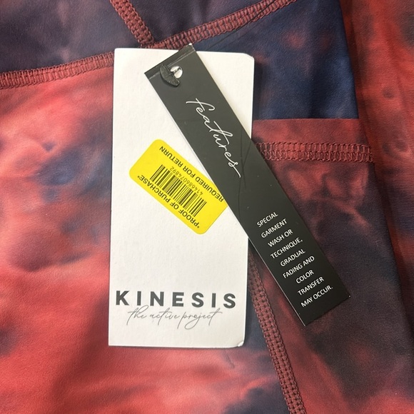 Kinesis High Rise Ankle Length Tie Dye Leggings Size Small - Picture 9 of 12